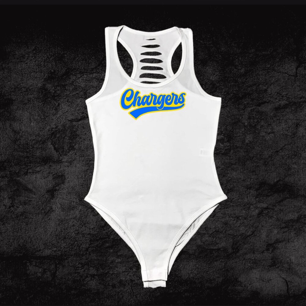Los Angeles Charger Football Bodysuit, San Diego Charger GF/mom/mothers gift